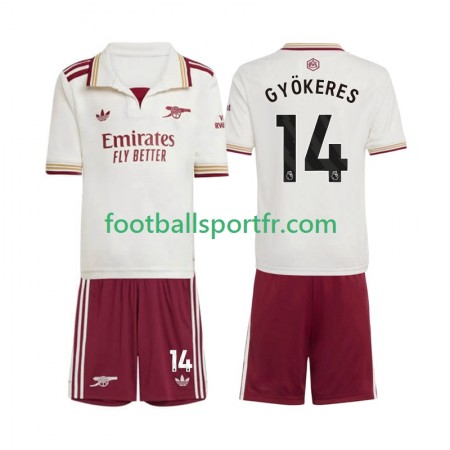 Tenue Arsenal Viktor Gyokeres 14 Enfant Troisieme 2025-2026 Maillot de Foot